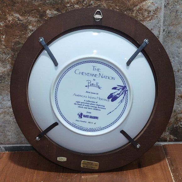 Vague Shadows The Cheyenne Nation Decorative Collector Plate by Perillo First Is - Picture 3 of 16